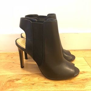 Vince Camuto Kylie Black Open Toe Stilettos